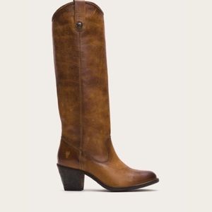 FRYE “Jackie Button” Tall heeled boots